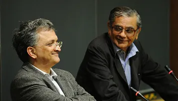Ramachandra Guha and Philippe Roman